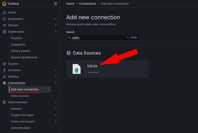 Рис. 1. Установка SQLite
